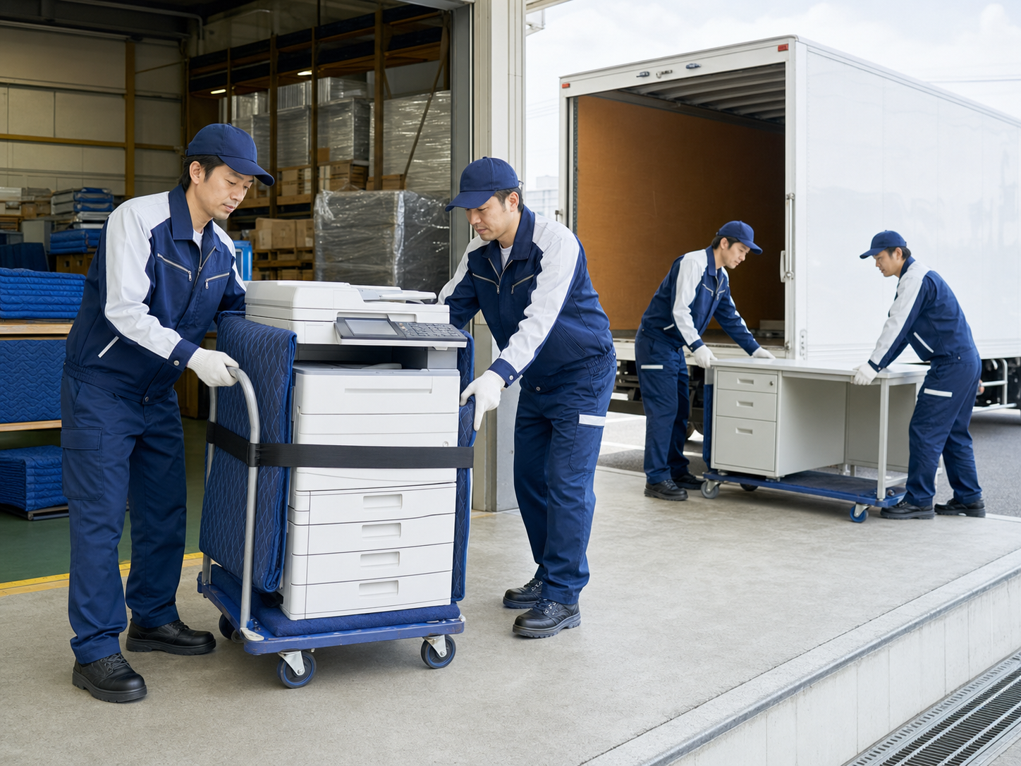 北九州市→博多区 事務所移転の搬出入
